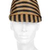 Burberry Prorsum Striped Raffiaeffect Hat in Beige (camel) - Lyst