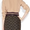 Burberry Prorsum Leathertrimmed Crocheted Waist Belt in Purple (ebony) - Lyst
