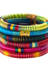 Cara Accessories  Striped Bangle