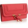 Chloé Marcie Leather Wallet in Red (cherry) - Lyst