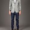 Comme Des Garçons Check Jacket in Gray for Men (black) - Lyst