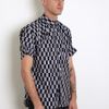 Comme Des Garçons Elbow Detail Check Shirt in Blue for Men - Lyst