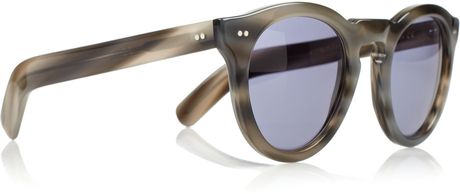 Cutler & Gross Roundframe Acetate Sunglasses in Gray - Lyst