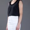 Dolce & Gabbana Polka Dot Top in Black - Lyst