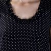 Dolce & Gabbana Polka Dot Top in Black - Lyst