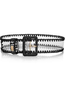 Dolce & Gabbana Raffiatrimmed Pvc Waist Belt - Lyst
