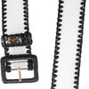 Dolce & Gabbana Raffiatrimmed Pvc Waist Belt in Black - Lyst