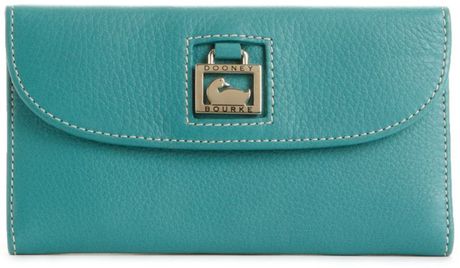 dooney and bourke turquoise wallet