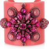 Emilio Pucci Plexiglass and Crystal Cuff in Pink - Lyst