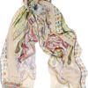 Etro Printed Silk Chiffon Scarf in Multicolor (multicolored) - Lyst
