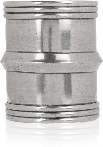  Silvertone Brass Cuff 