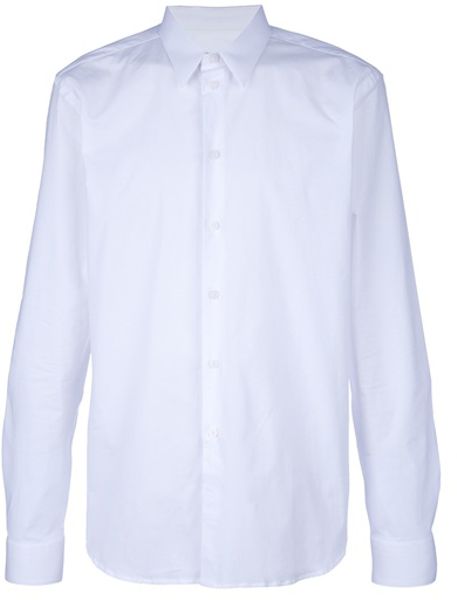 Givenchy Classic Shirt in White for Men - Lyst