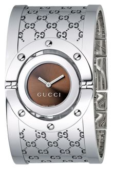 Gucci Womens Twirl Collection Stainless Steel Bangle Bracelet 23mm - Lyst