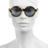 Illesteva Frieda Roundframe Acetate Sunglasses in Brown (smoke) - Lyst