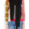 Isabel Marant Sam Fineknit Scarf in Black - Lyst