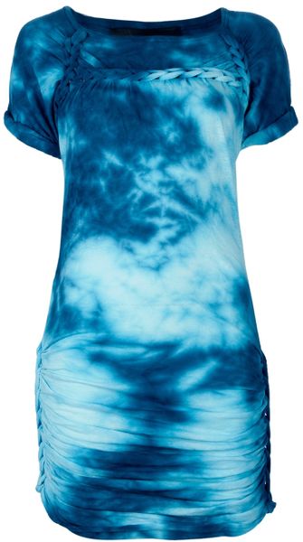 Isabel Marant Tie Dye Dress in Blue - Lyst