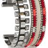 Isabel Marant Mad Mum Amp Flass Set Of Two Cuffs in White (silver) - Lyst