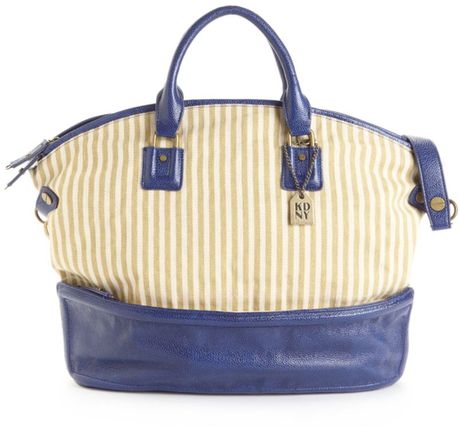 Kelsi Dagger Olympic Dome Satchel in Blue (green) - Lyst