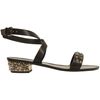 Lanvin Studded Heel Sandal in Black in Black - Lyst