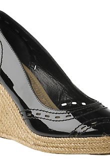 lk bennett patent wedges