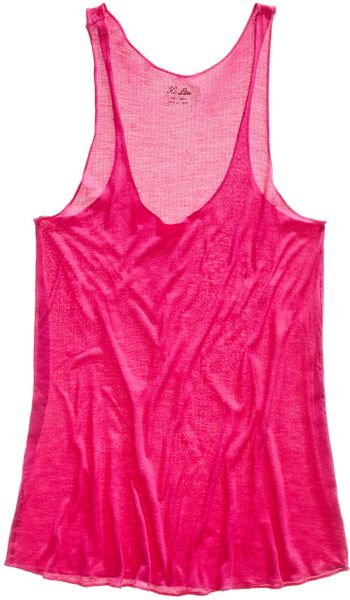 Madewell Perfect Racerback Tank in Pink (vivid fuchsia) - Lyst