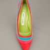 Manolo Blahnik Striped Shoe in Red - Lyst