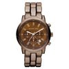 Michael Kors Womens Chronograph Espresso Tone Stainless Steel Bracelet 43mm in Brown (espresso) - Lyst