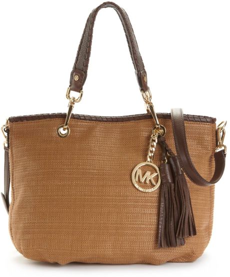 Michael Kors Bennet Medium Tote in Brown (luggage/mocha) - Lyst