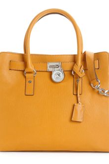 Michael Kors Large Hamilton Chain Tote with Silver Hardware - Lyst