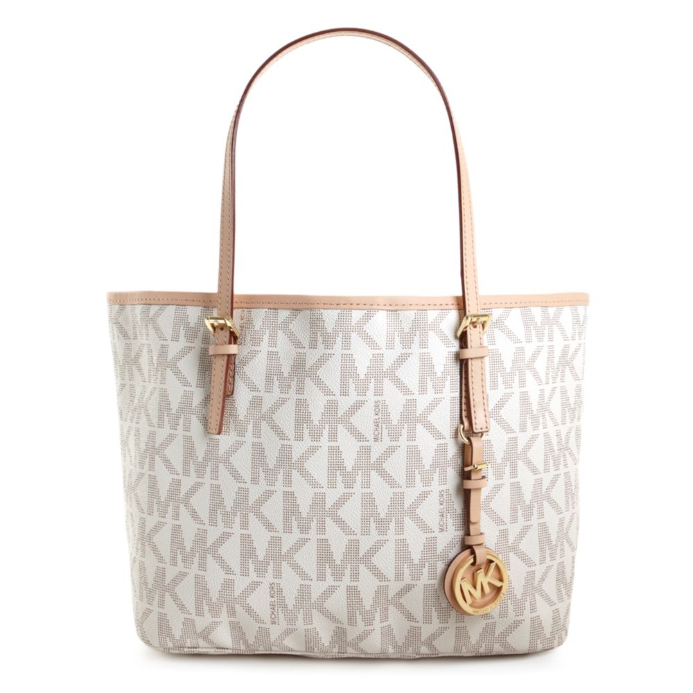 michael kors vanilla jet set travel tote