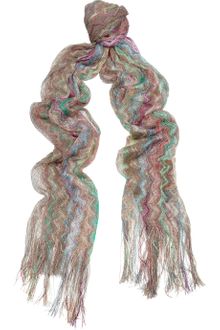 Missoni Zigzag Crochetknit Scarf - Lyst