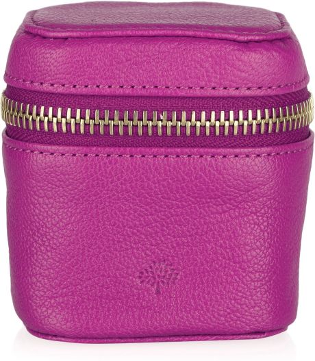 Mulberry Texturedleather Case and Travel Adapter in Purple (fuchsia) - Lyst