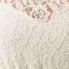Nasty Gal Lace Peplum Dress in Beige (cream) - Lyst