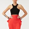 Nasty Gal Perfect Peplum Skirt in Red (poppy) - Lyst