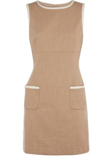Oasis Boucle Shift Dress - Lyst
