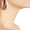 Oscar De La Renta Enameled 24karat GoldPlated Guitar Clip Earrings in Gold - Lyst