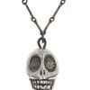 Pamela Love Antique Silverplated Skull Necklace in Silver - Lyst