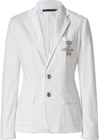 Cream Cotton Sateen Jacket 