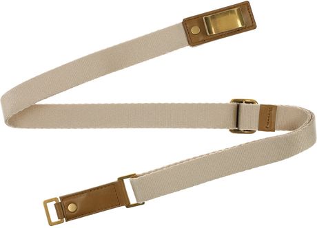 Proenza Schouler Ps1 Leathertrimmed Twill Belt in Beige (sand) - Lyst