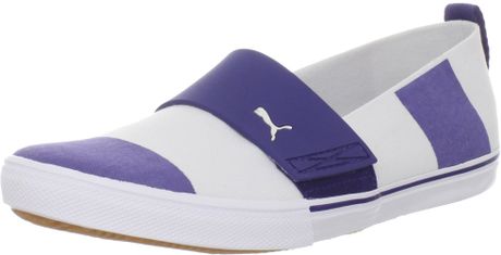 Puma  El Rey Stripes Loafer in Blue (white/navy blue) - Lyst