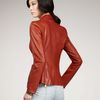 Rachel Zoe Sullivan Leather Blazer in Brown (rust) - Lyst