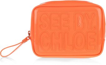 See By Chloé Zip File Patent Cosmetics Case - Lyst