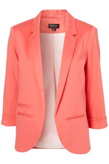 Topshop Ponte Boyfriend Blazer - Lyst