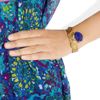 Yves Saint Laurent Arty Goldplated Glass Cuff in Gold - Lyst