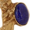 Yves Saint Laurent Arty Goldplated Glass Cuff in Gold - Lyst