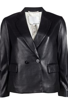 3.1 Phillip Lim Garconnet Leather Blazer - Lyst