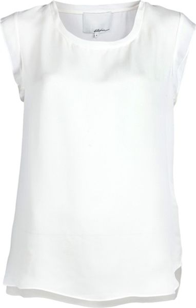 3.1 Phillip Lim Muscle Tshirt in White - Lyst