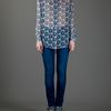 Acne Frequencyprint Patti Shirt in Blue - Lyst