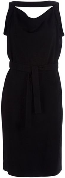 Balenciaga Belted Dress - Lyst