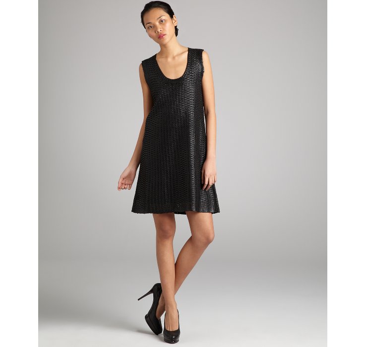 open knit dress